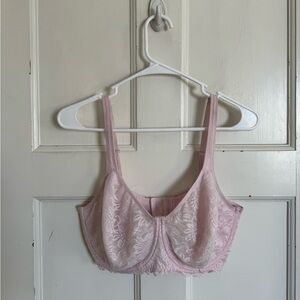 Wacoal Soft Sense underwire lace light pink bra size 38DDD